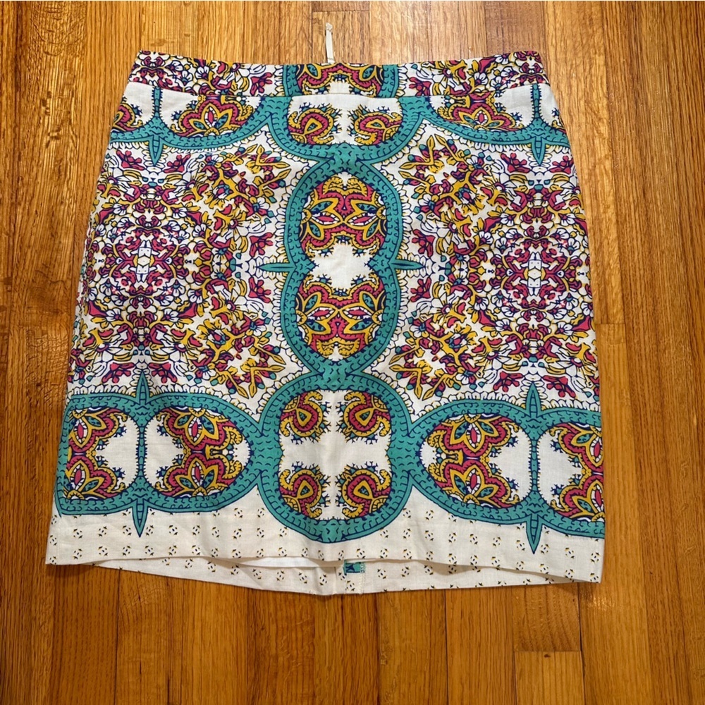 Lucy & Laurel Anthropologie Boho A-line lined skirt Size 8 (n3)